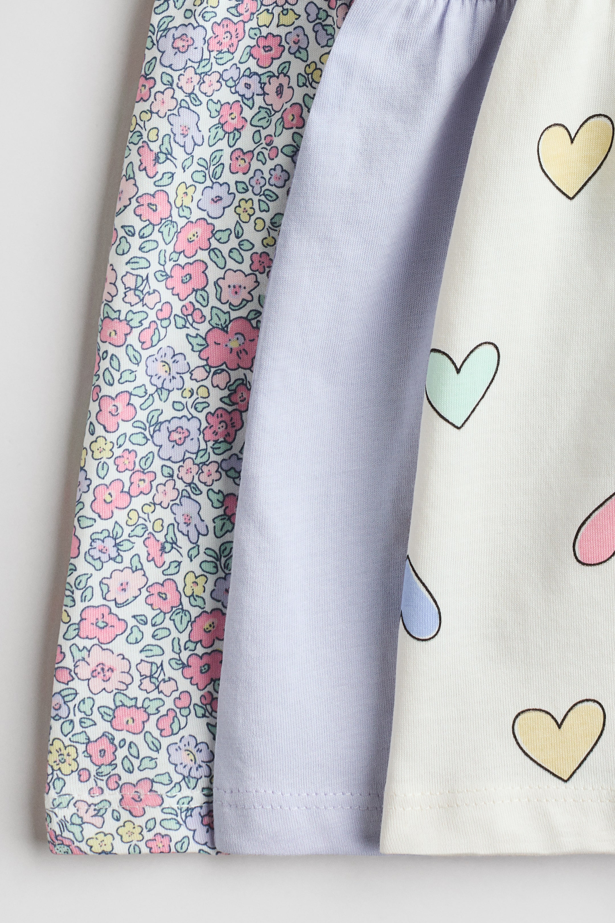 Lot de 3 robes imprimées en coton