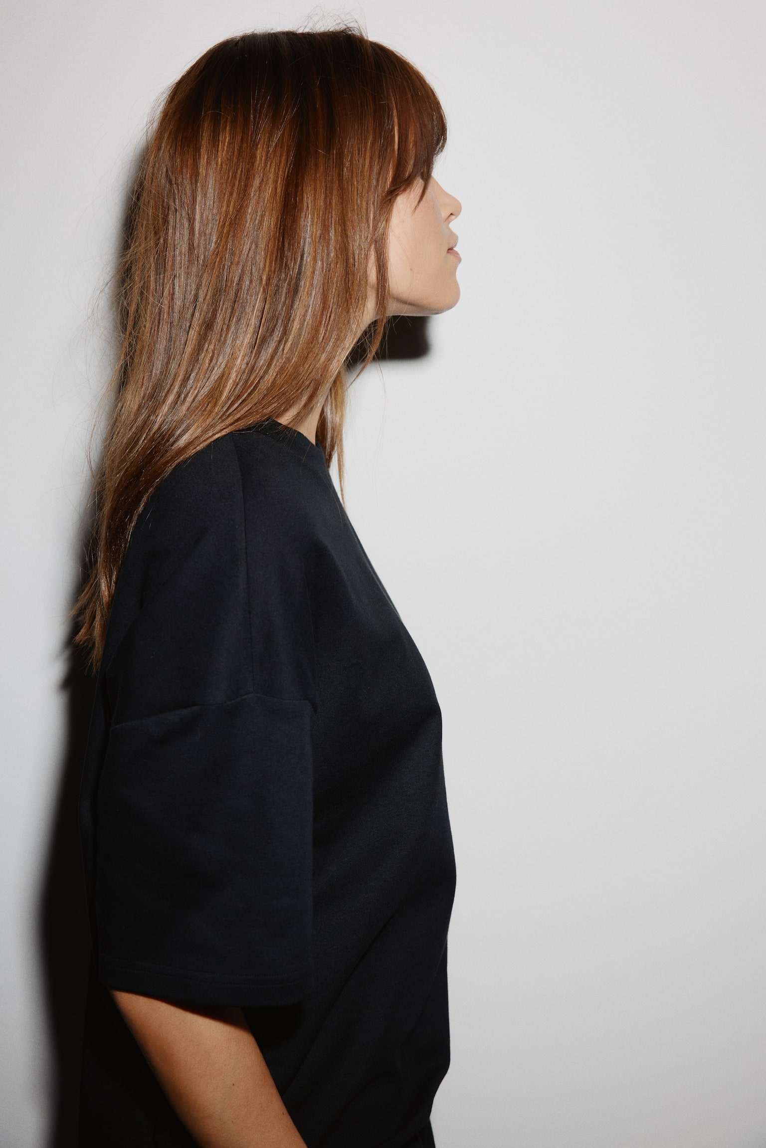 Cooling Loose Fit T-shirt - Black/White - 6