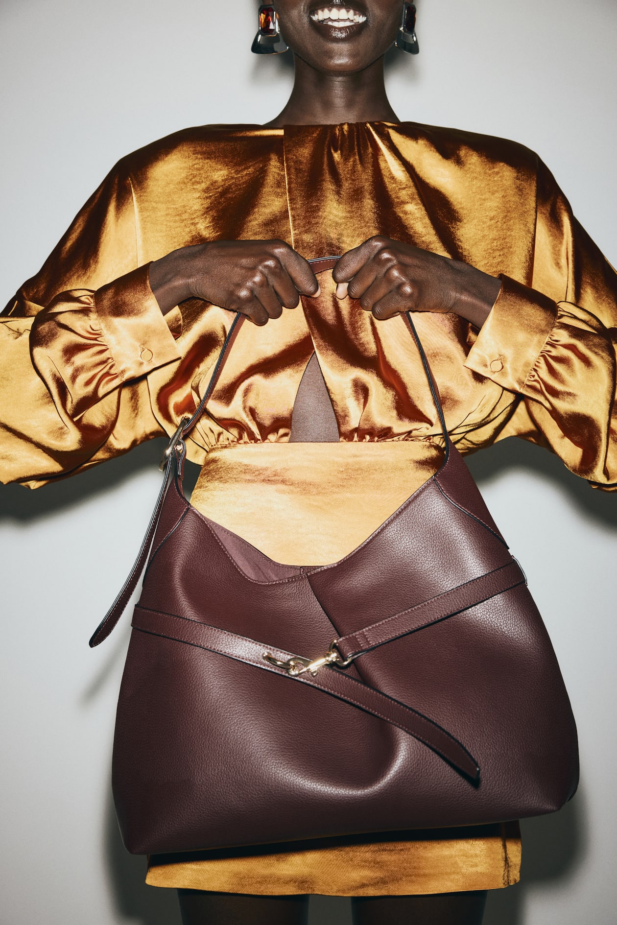 Sac souple avec bandoulière - Bordeaux - FEMME | H&M BE