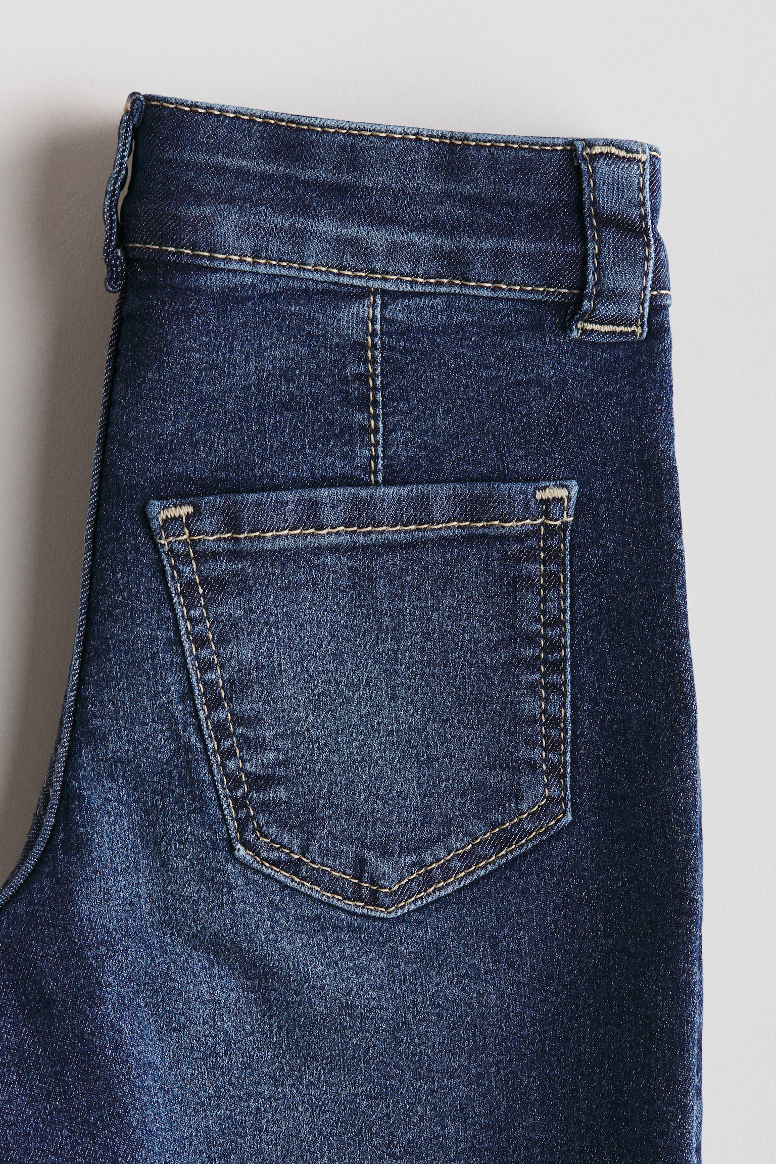 Zvonaste farmerke - Tamna teksas plava/Teksas plava/Ružičasta/Crna - 3