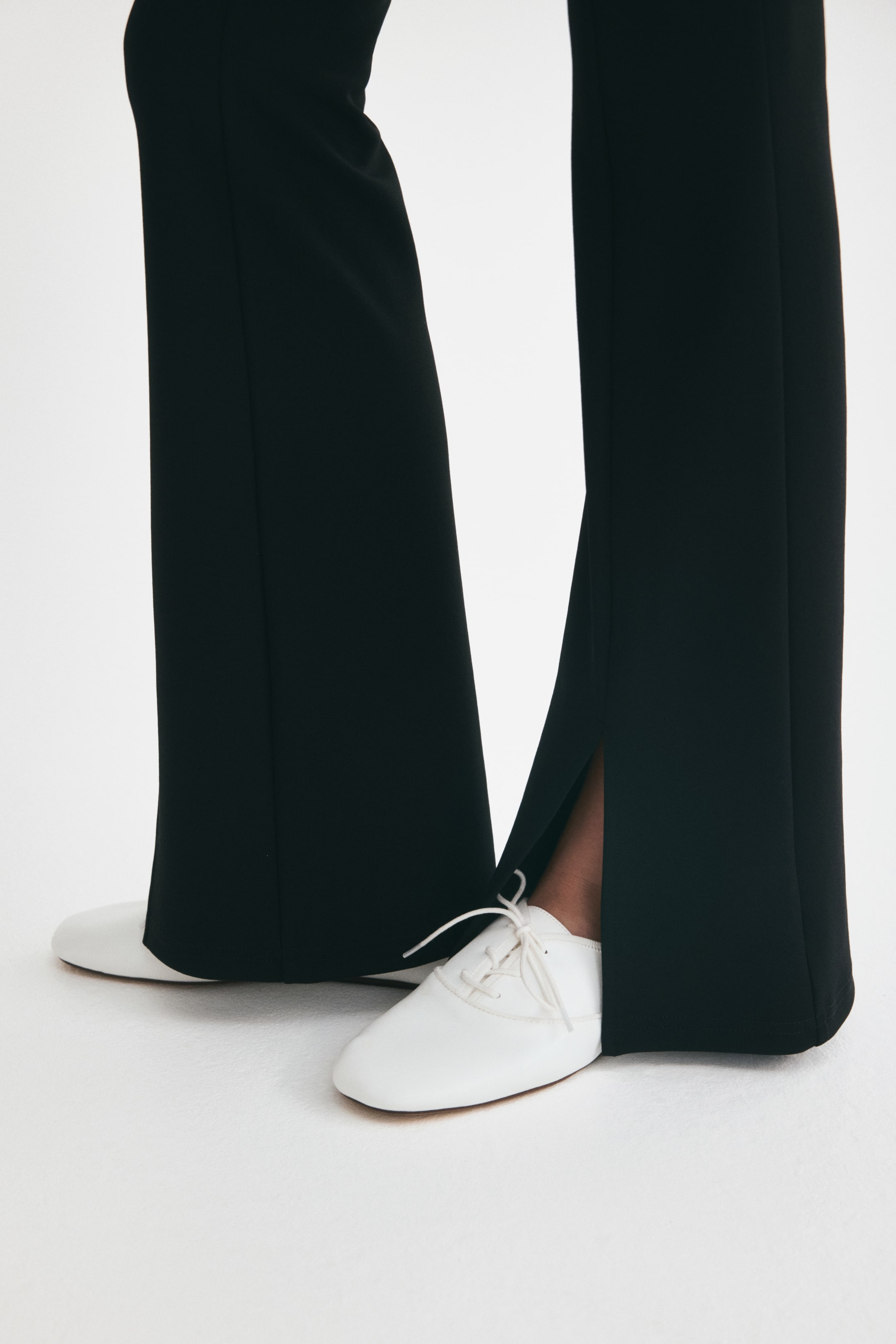 Legging évasé avec plis