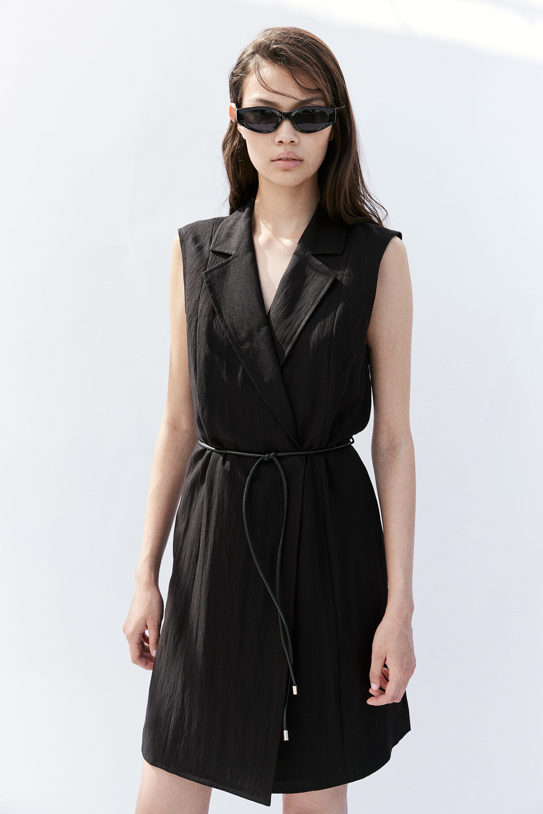 Tie-belt Jacket Dress