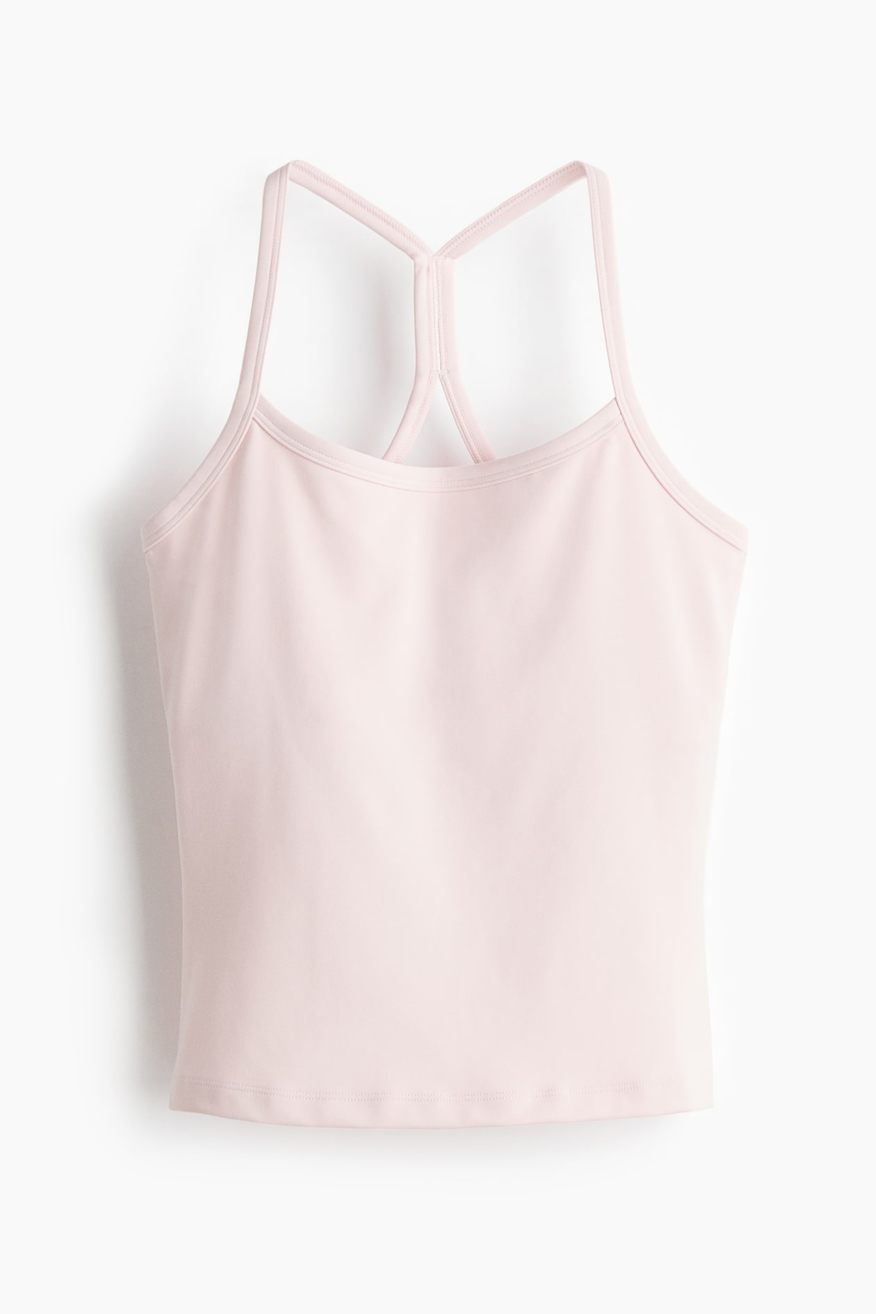 Integral-bra sports strappy top with SoftMove™ - Soft pink - Ladies | H&M