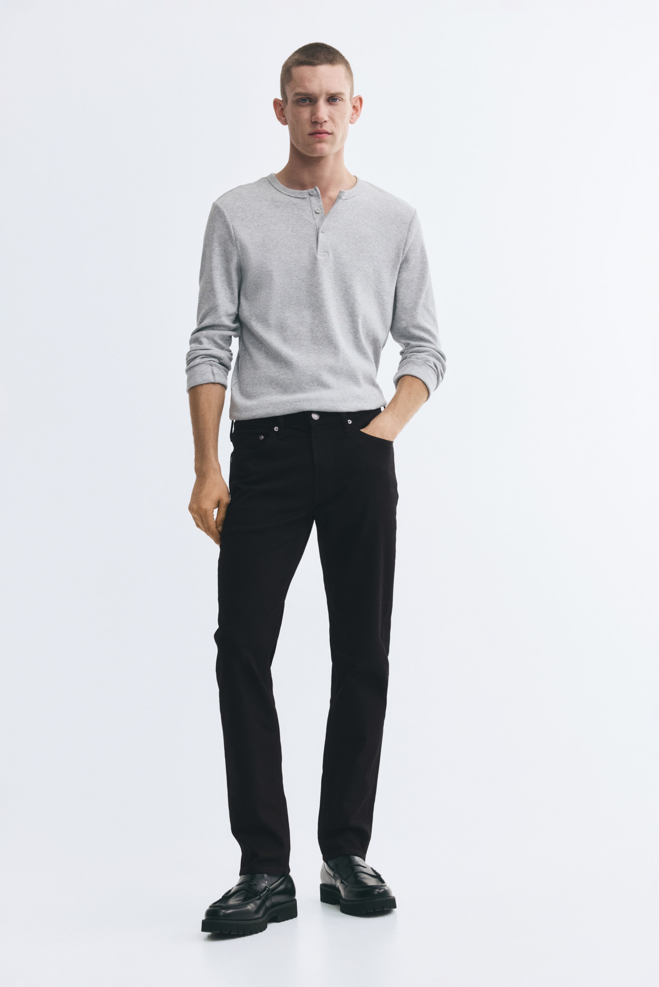 Grotere afbeelding bekijken: Slim Jeans - Zwart - HEREN | H&M NL 1
