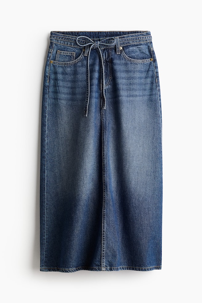 Feather Soft Denim skirt - Denim blue - 1