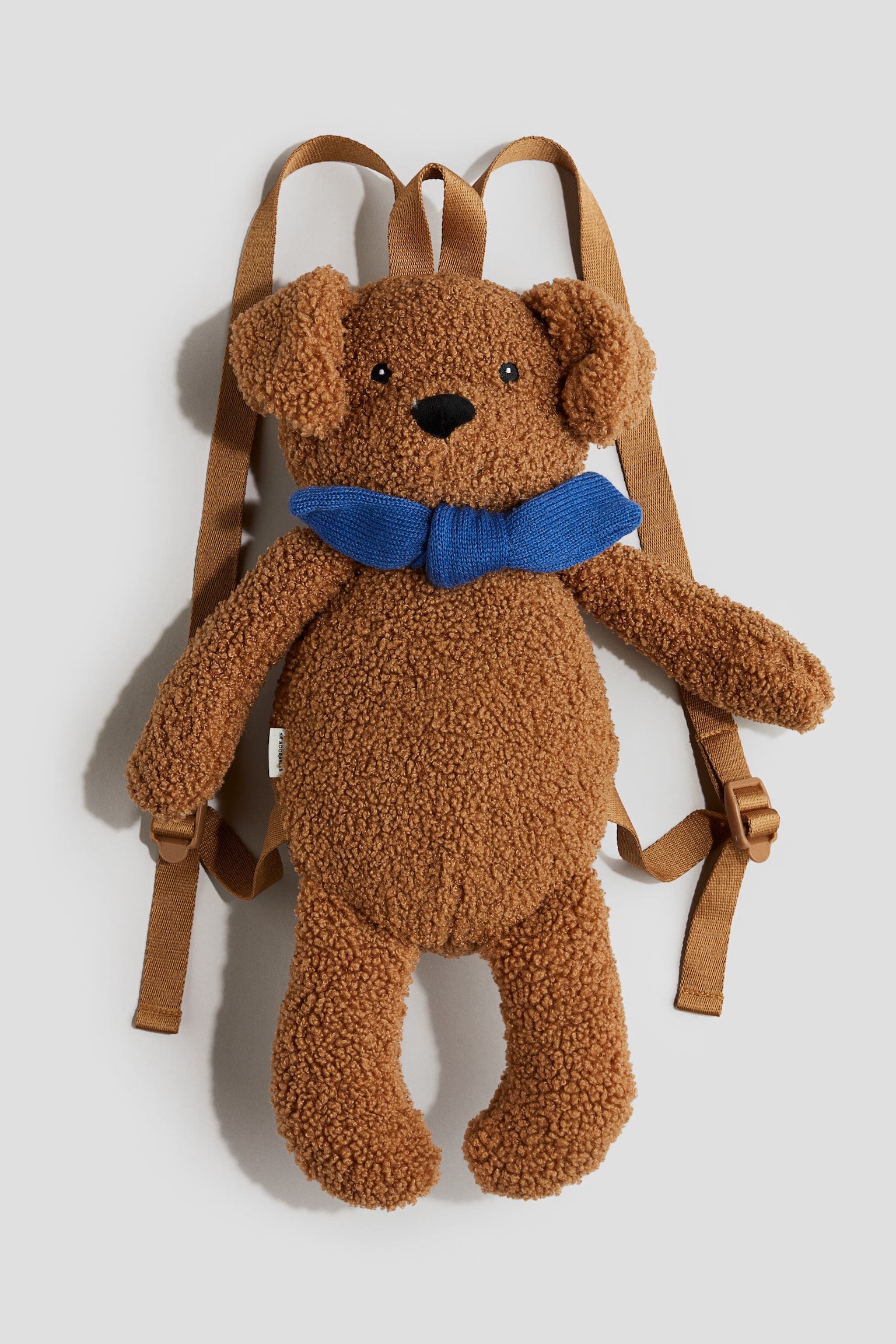 Soft-toy backpack - Brown/Dog - 1