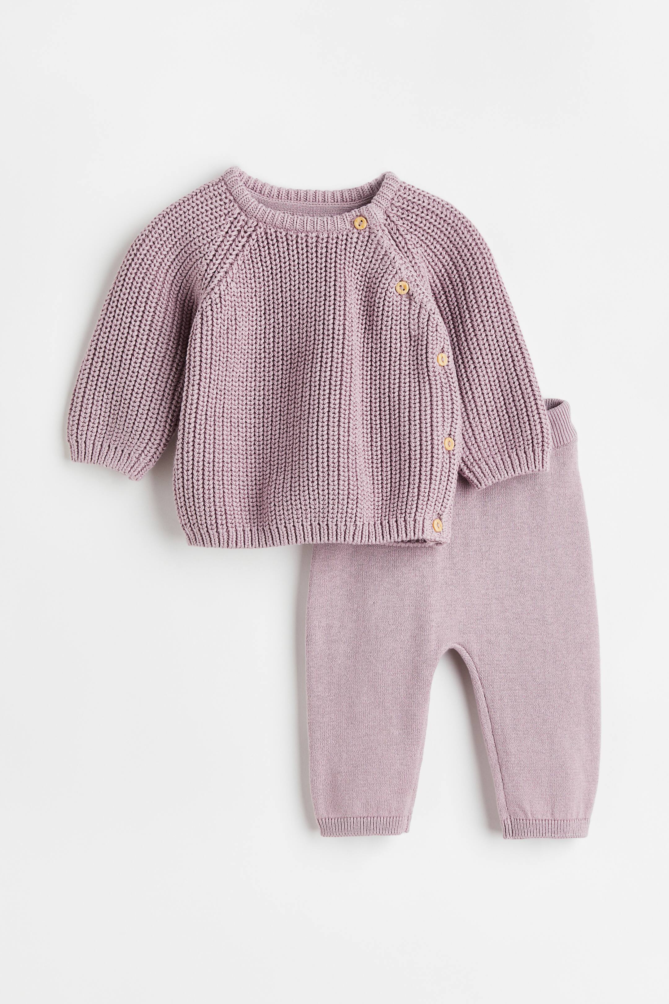 View larger image: 2-piece cotton set - Light purple - Kids | H&M 1
