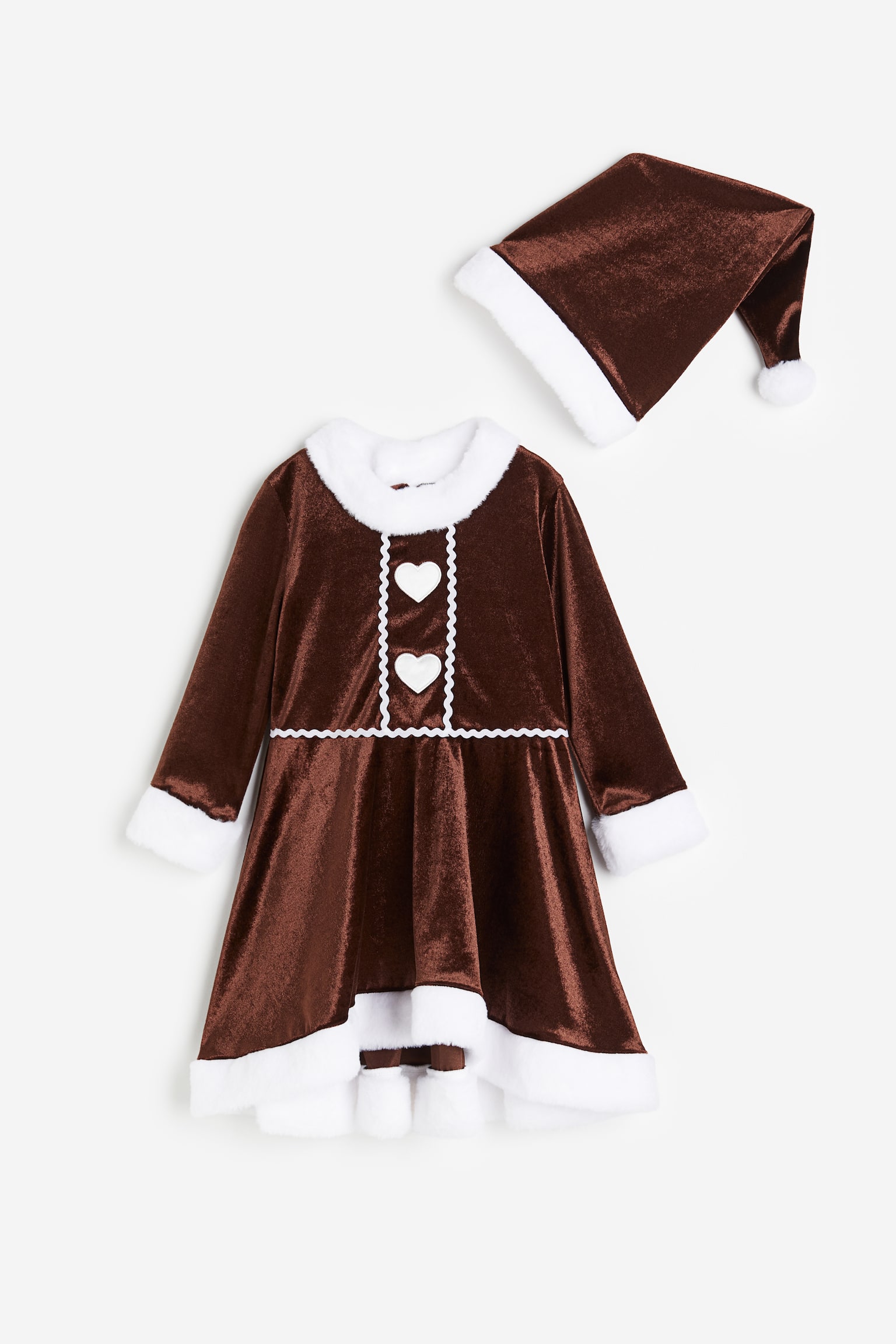 2-piece set - Brown/Gingerbread/Red/Santa/Dark green/Elf - 1