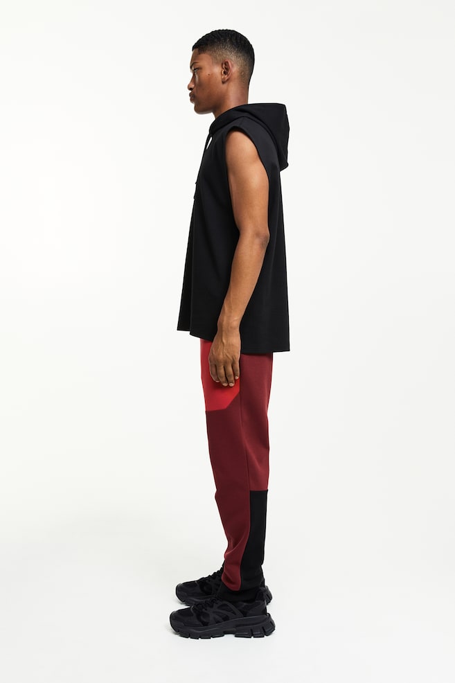 Pantalon jogger tech DryMove™ avec poches zippées - Rouge foncé/color block/Noir/Bleu marine - 5