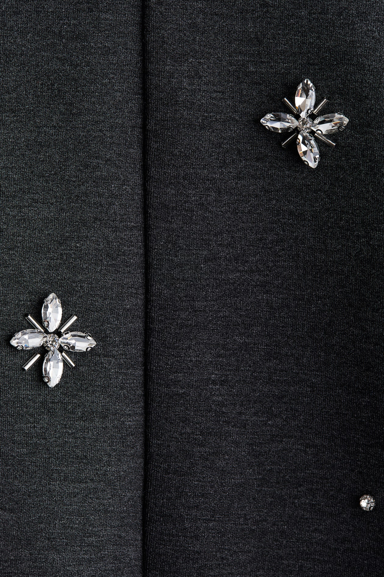 Rhinestone-Embellished Scuba Dress - image 3