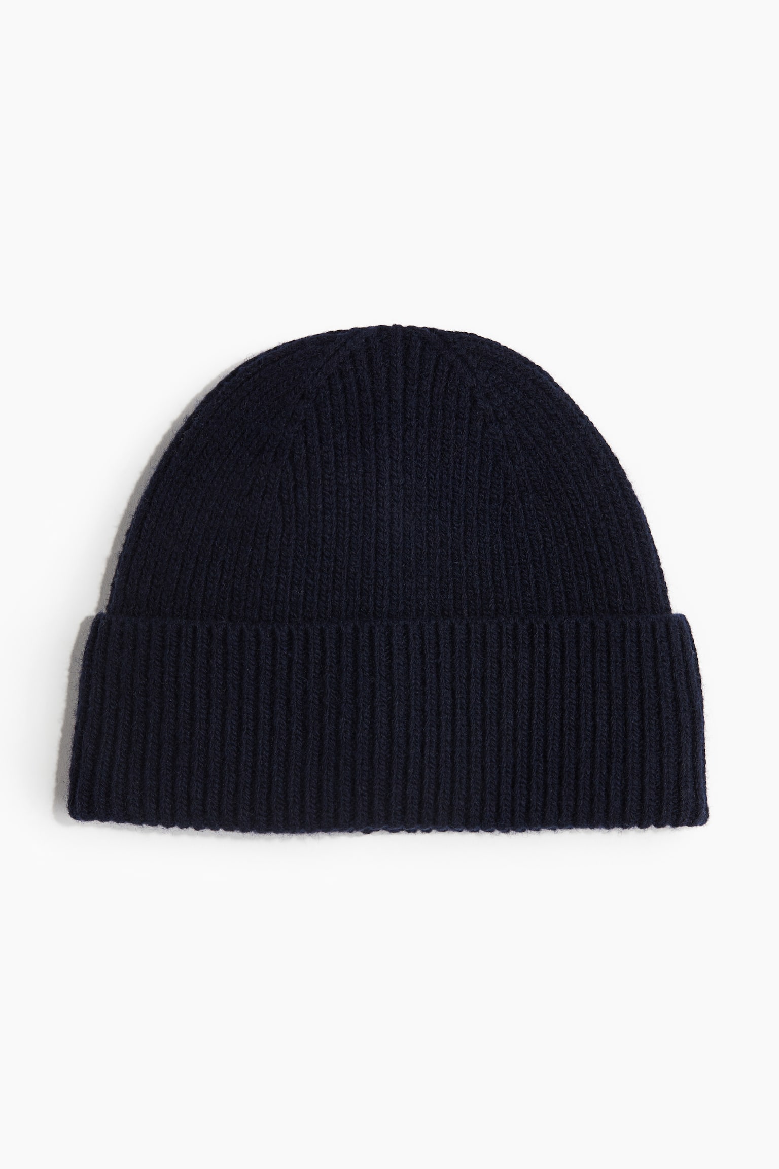 Rib-knit wool-blend hat - Navy blue/Black/Cream/Dark brown/Dark grey marl/Dark beige - 1