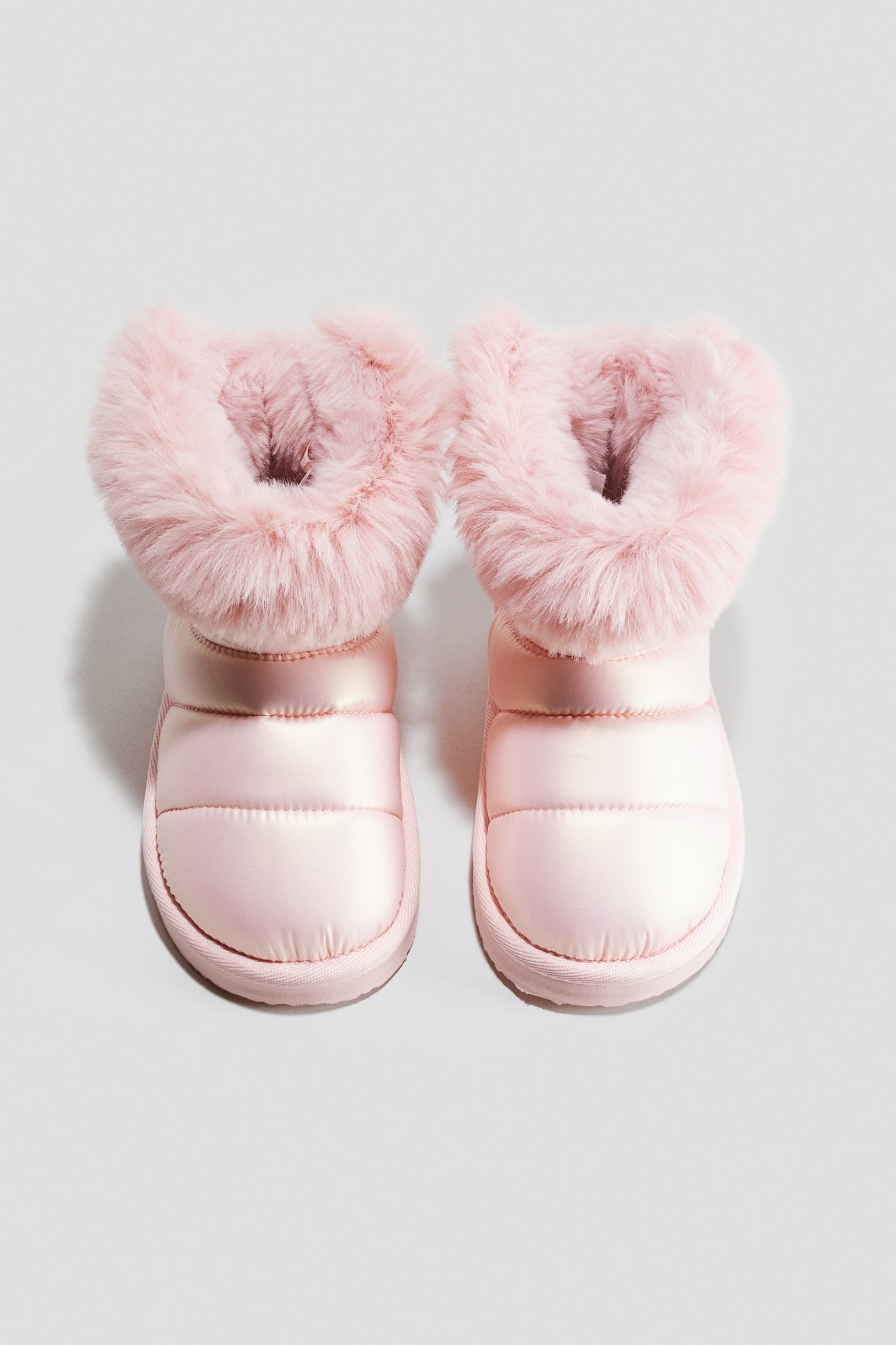 Детские ботинки H&M Fluffy-Lined, цвет: Светлый розовый — фото 4