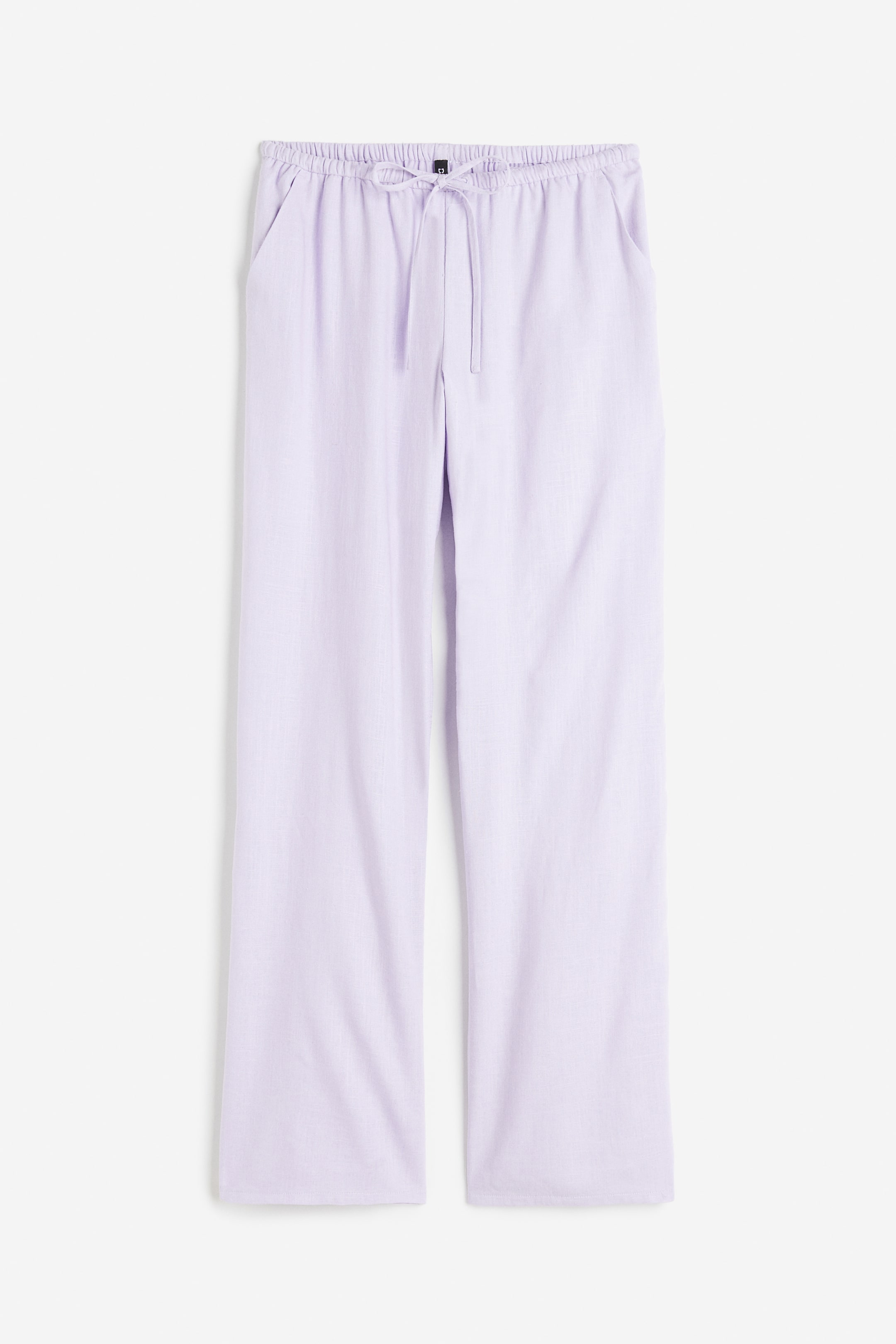 Linen-blend Pull-on Pants