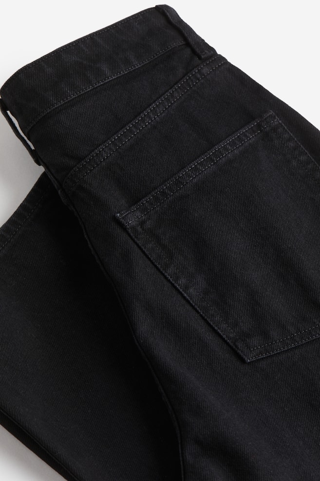 Tapered Regular Jeans - Sort/Mørk denimblå - 5