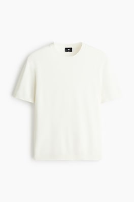 Stickad T-shirt Slim Fit