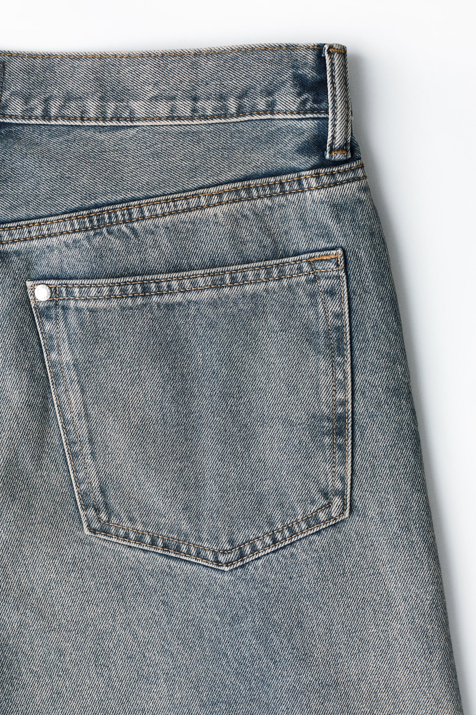 Relaxed Bootcut Jeans - Блакитний денім/Світло-блакитний денім/Сірий денім/Випраний чорний/Коричневий денім/Блакитний денім/Блакитний денім - 5