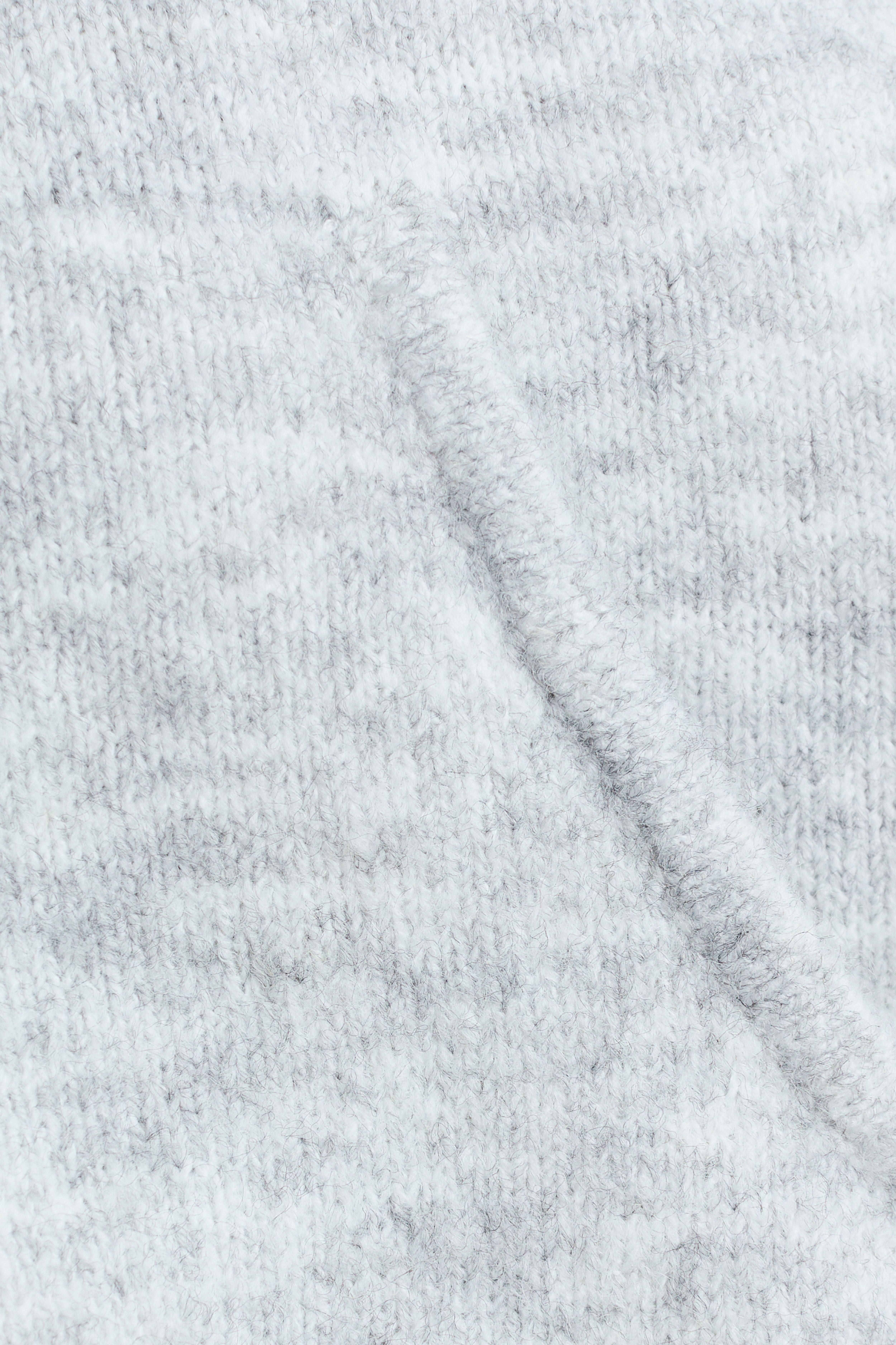 Veste à capuche fermeture éclair en tricot