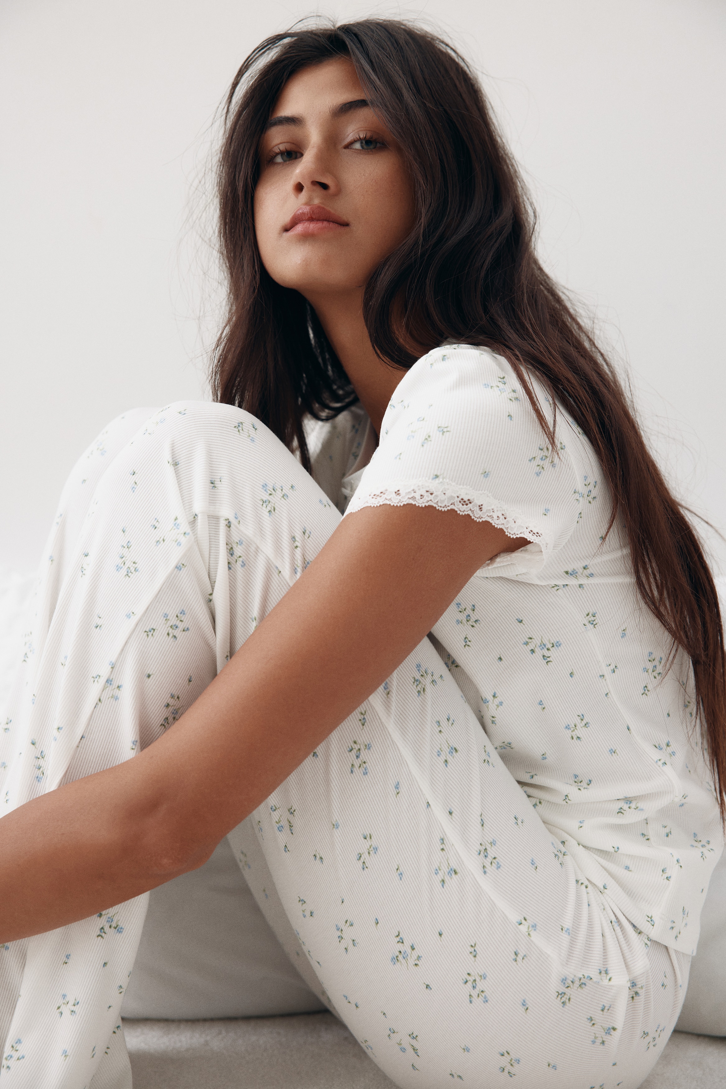 Ribbed modal pyjamas