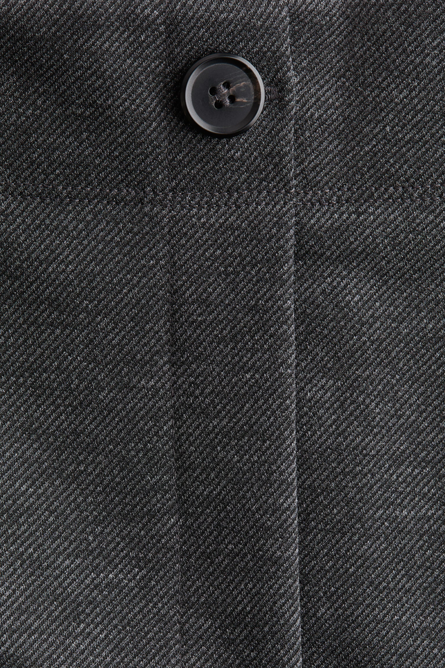 Wide jersey trousers - Dark grey marl/Dark brown/Black - 5