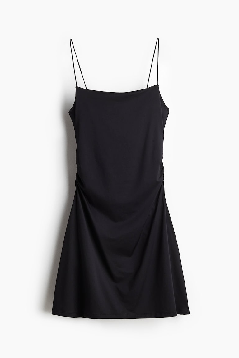 jacquard fit and flare wedding dress Tall Maddie Satin Slip Dress main image 0