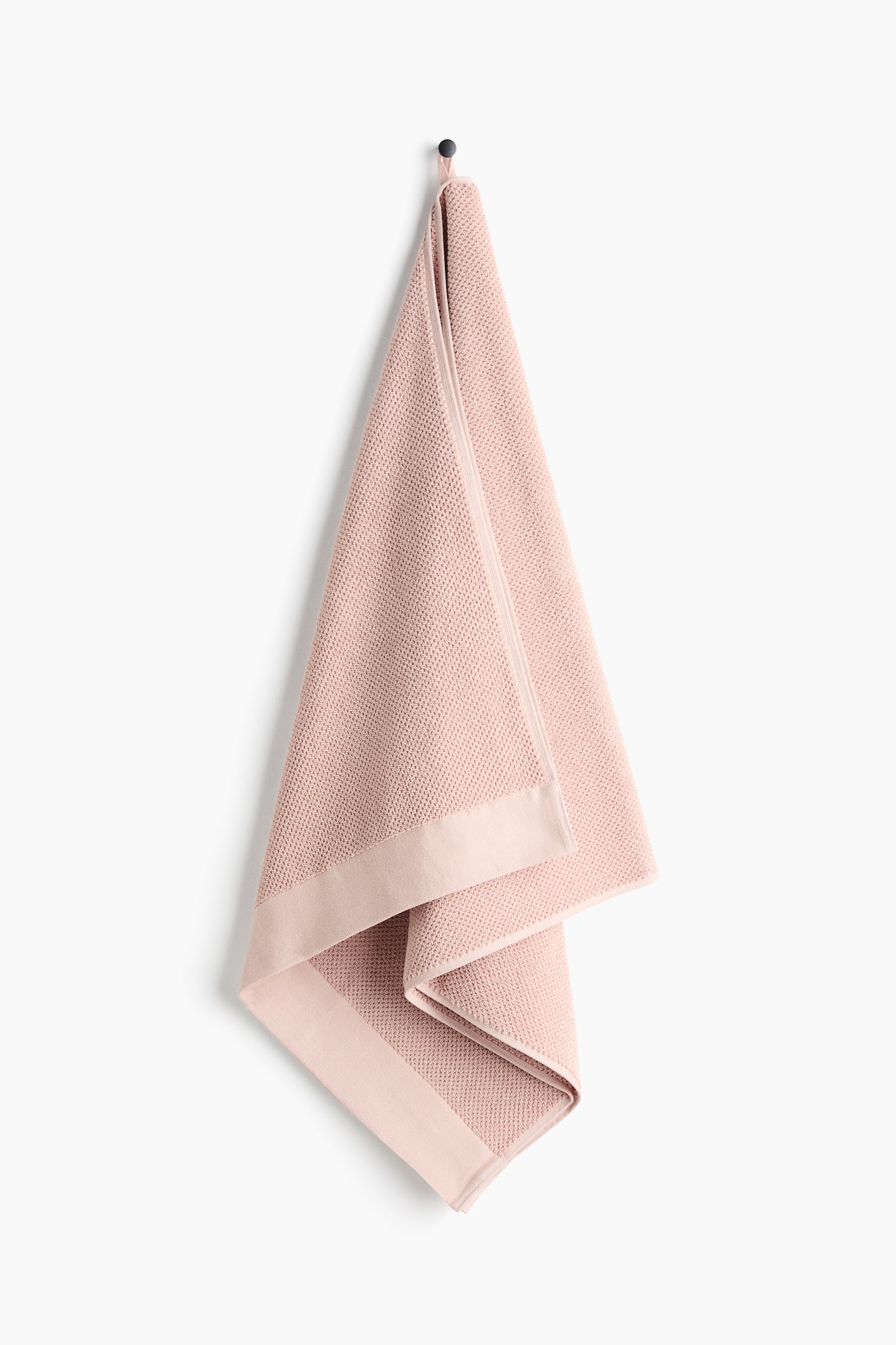 Cotton terry bath towel - Powder pink/Brown/Sage green/Black/Dark brown/Light grey/Light beige/Dark green/Sage green/White/Dark green/Light dusty blue