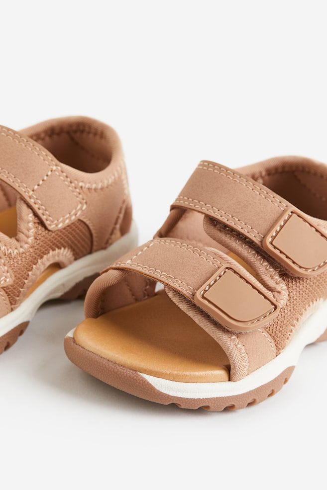 Sandals - Light brown/Light pink/Block-coloured - 3
