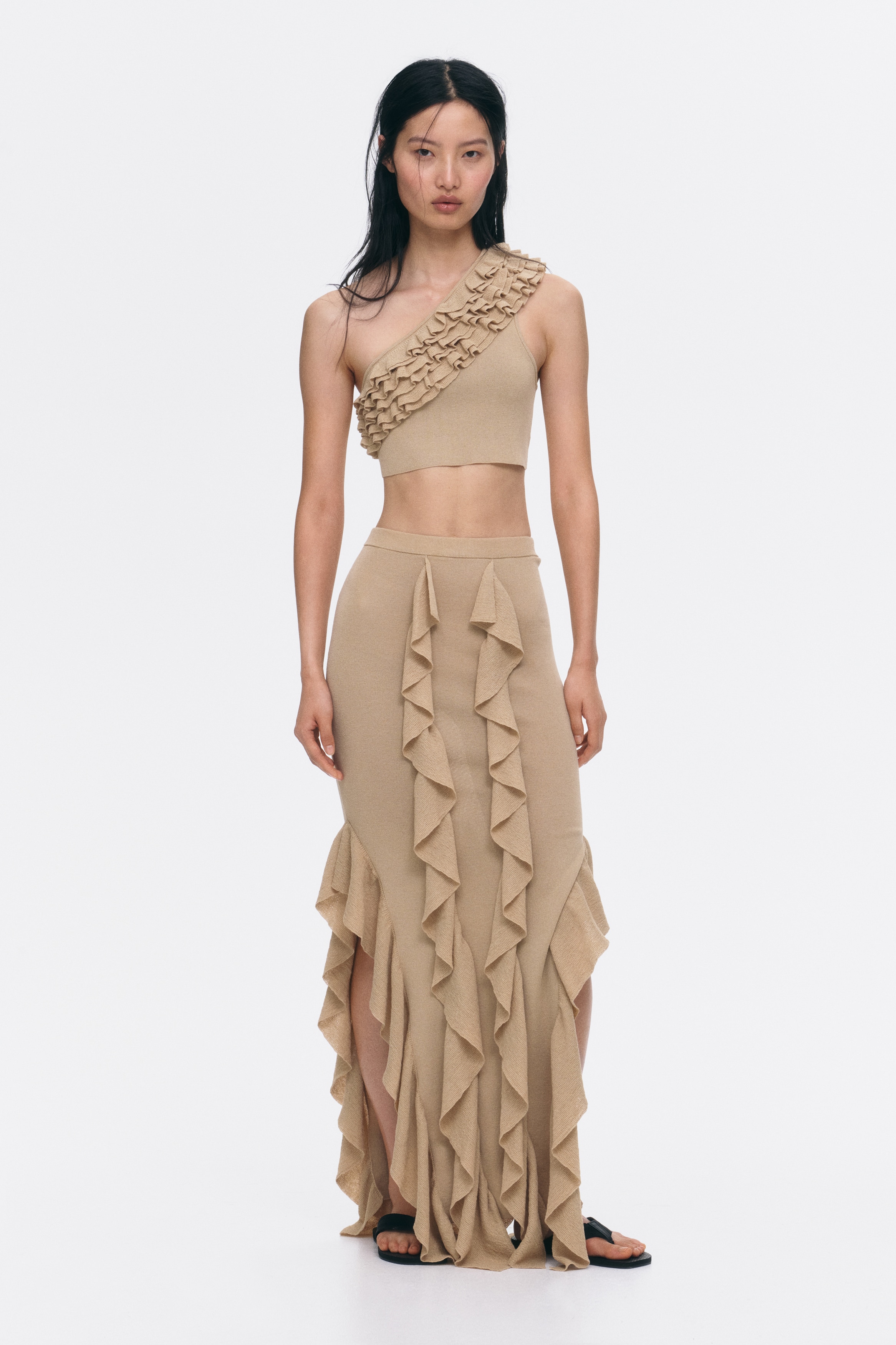 Flounced Knit Skirt from H&M - $99
