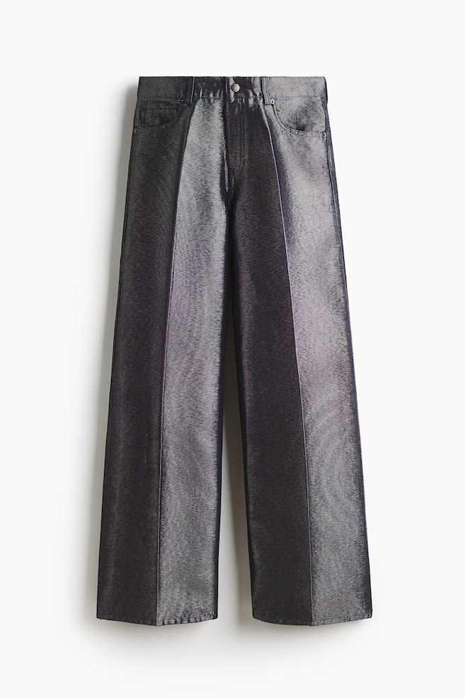 Shimmery Jeans - Dark denim blue - 1