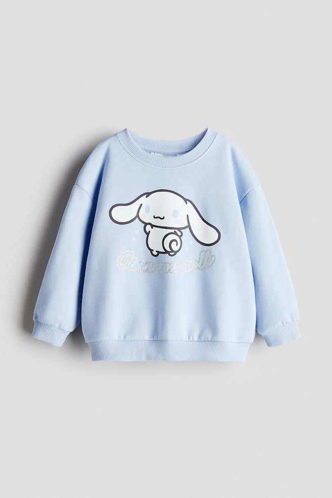 Printed sweatshirt - Light blue/Cinnamoroll/Purple/Lilo & Stitch/White/Hello Kitty/Pink/Hello Kitty/Light blue/Lilo & Stitch/Pink/Peppa Pig/Turquoise/Gabby's Dollhouse - 1