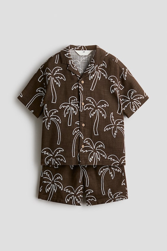 Детские топы H&M 2-Piece Printed Cotton Set