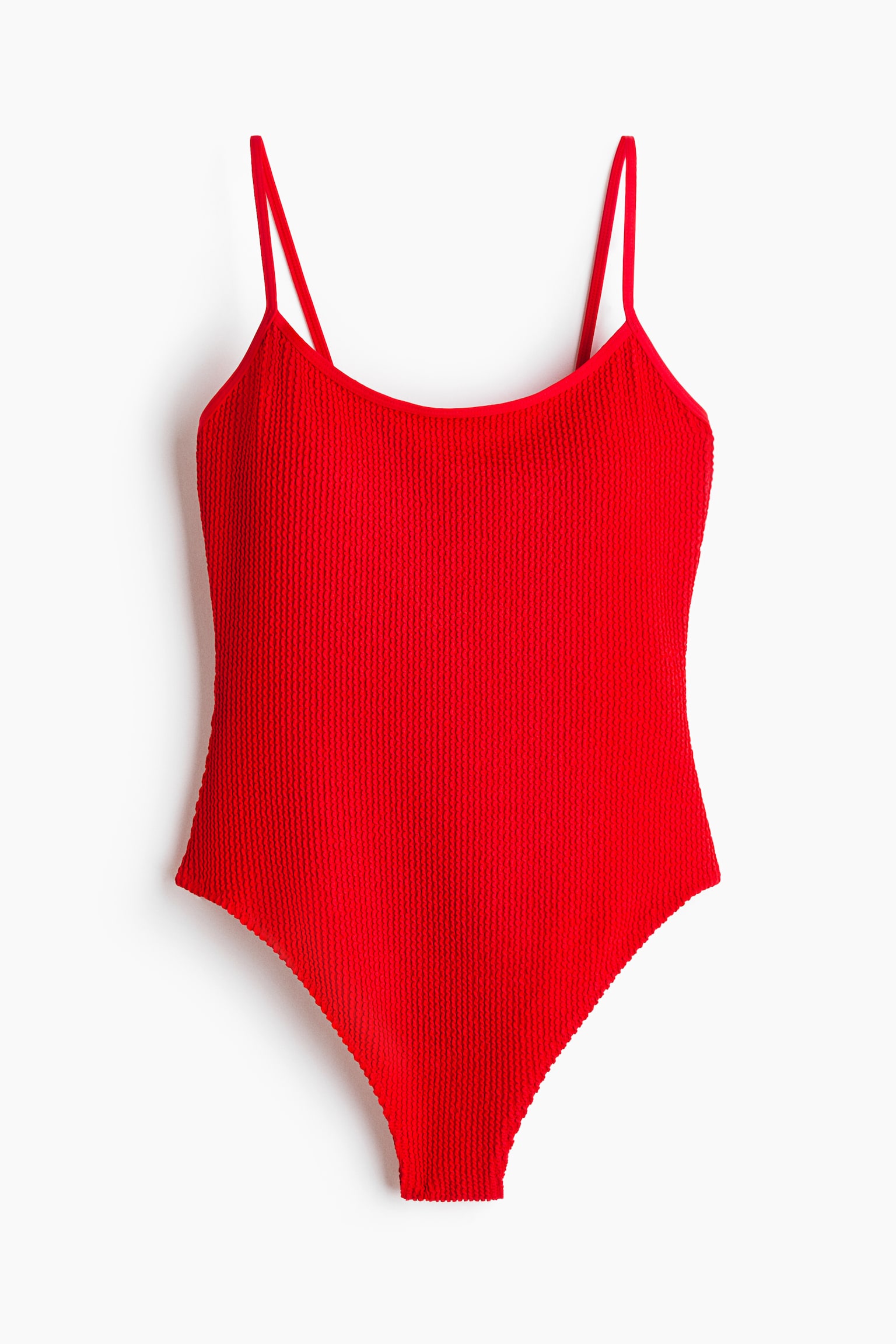 Traje de baño con relleno High Leg - Rojo vivo/Azul vivo/Turquesa - 1