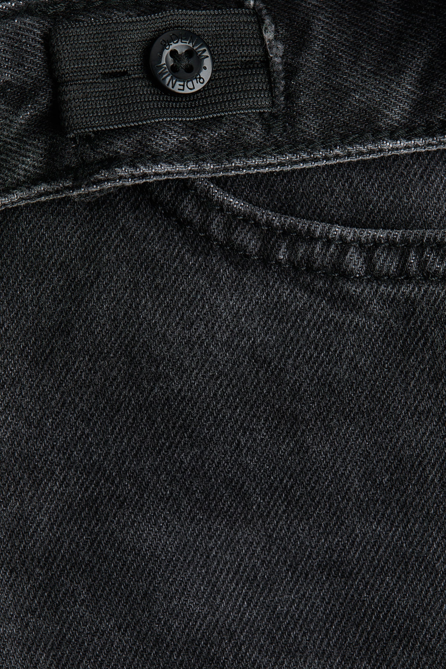 Loose-Fit Denim Shorts - Denim black/Denim blue - 3