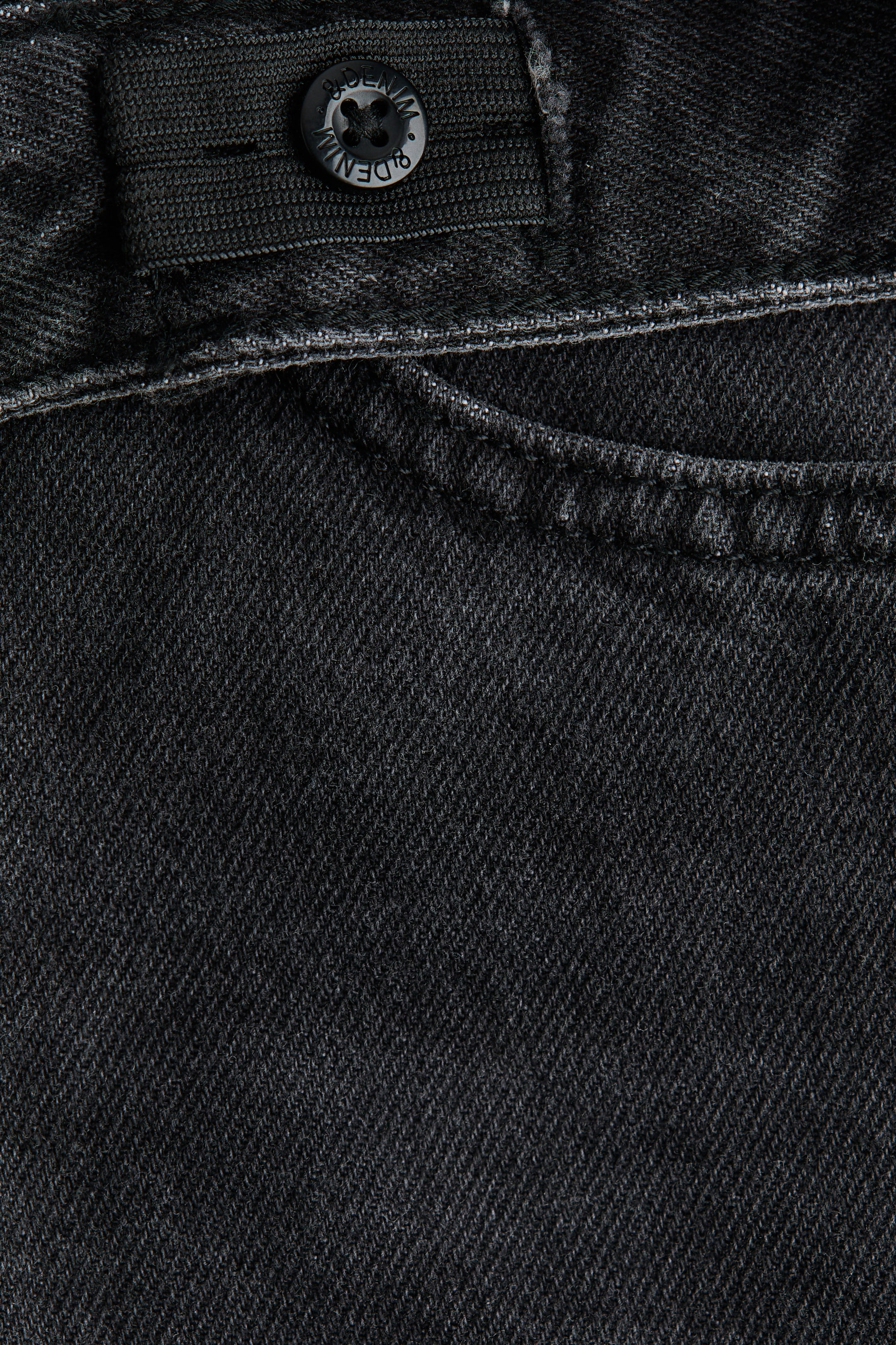 View larger image: Loose-fit denim shorts - Denim black - Kids | H&M MY 3