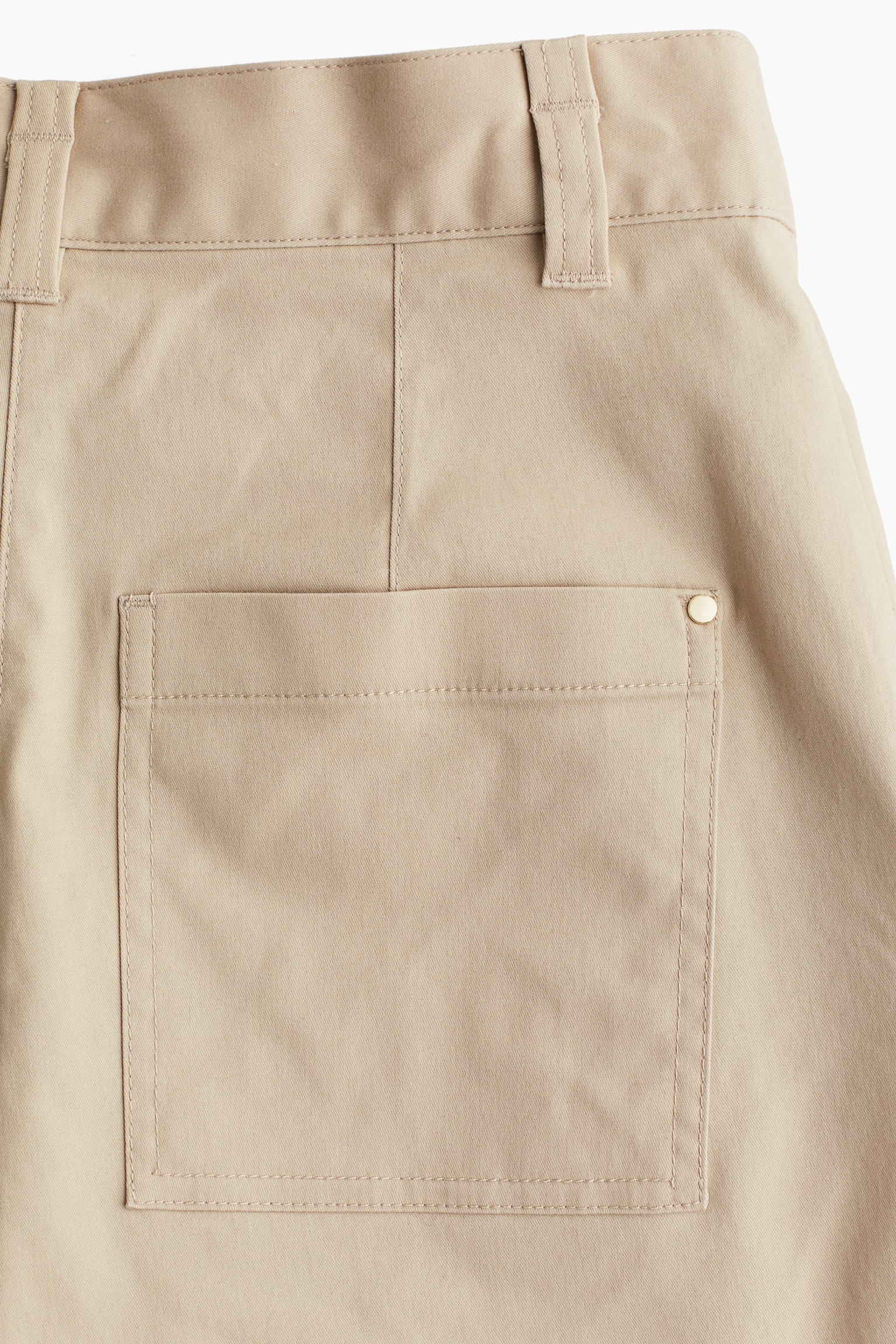 Belted cargo shorts - Beige - 4