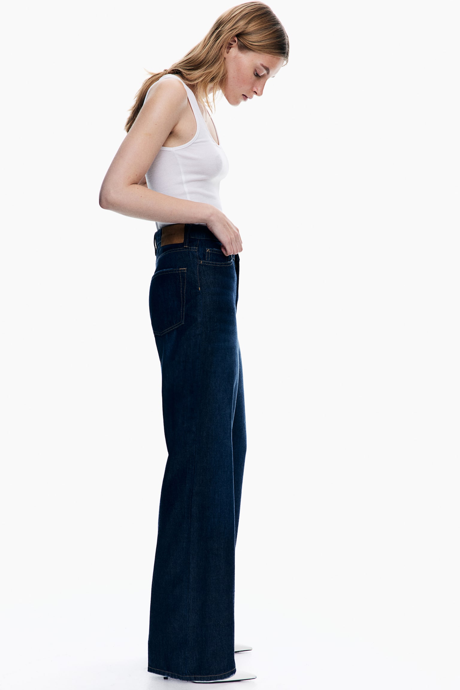 Wide Ultra High Jeans - Dark denim blue/Light denim blue/Black/Denim blue/Light denim blue/Dark denim blue/Beige/White/Grey/Light denim blue - 7