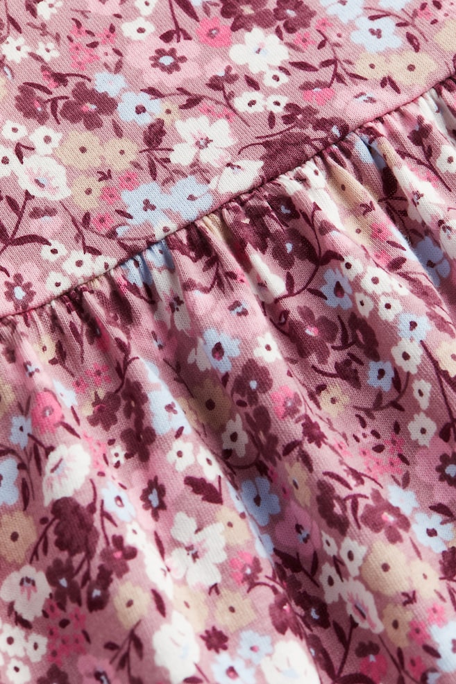 Cotton jersey dress - Pink/Floral/Natural white/Unicorns/Lilac/Unicorns/Beige/Hearts/dc/dc/dc/dc/dc - 4