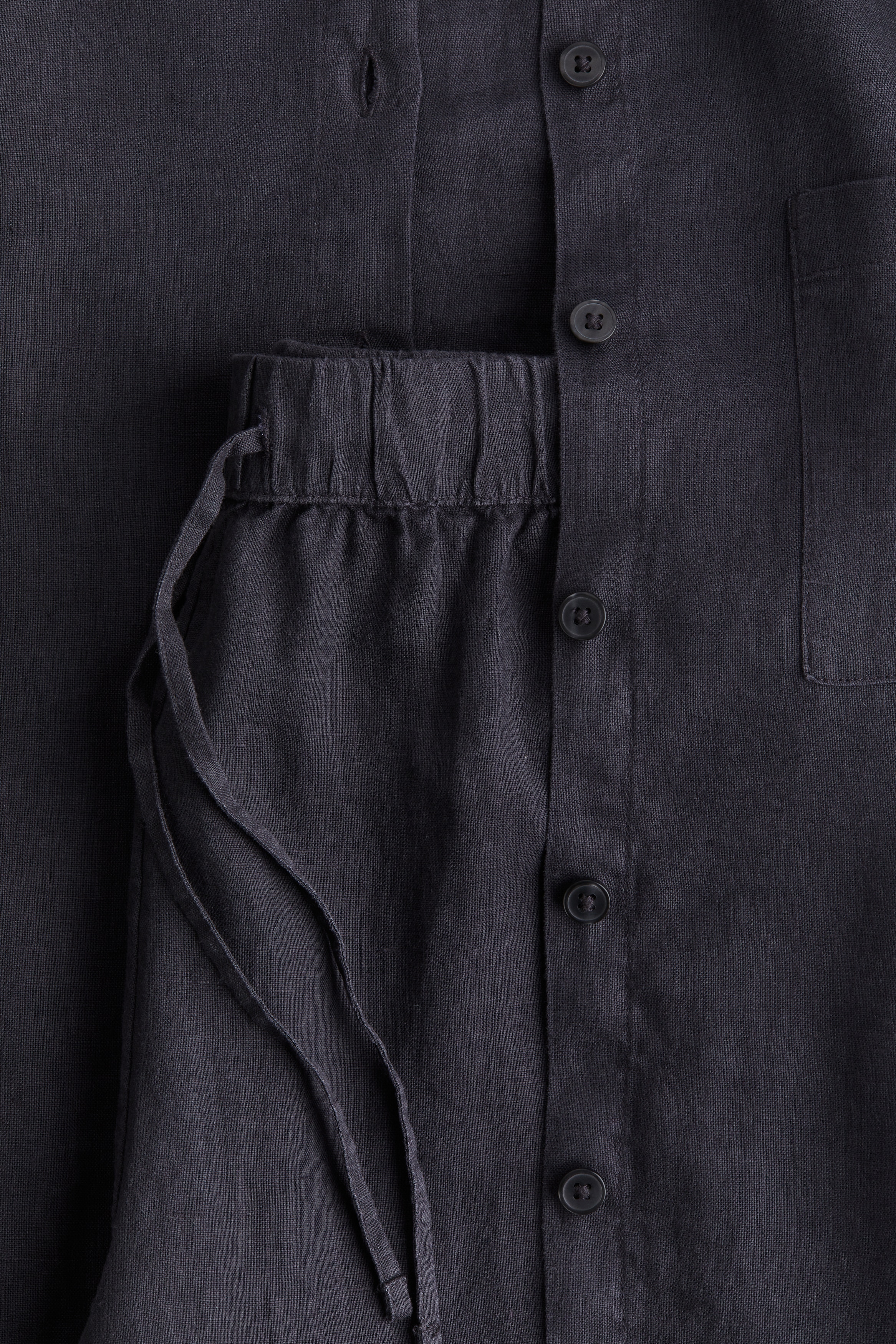 Washed linen pyjamas