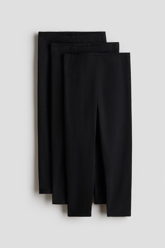 Детские леггинсы H&M 3-Pack Brushed-Inside Leggings