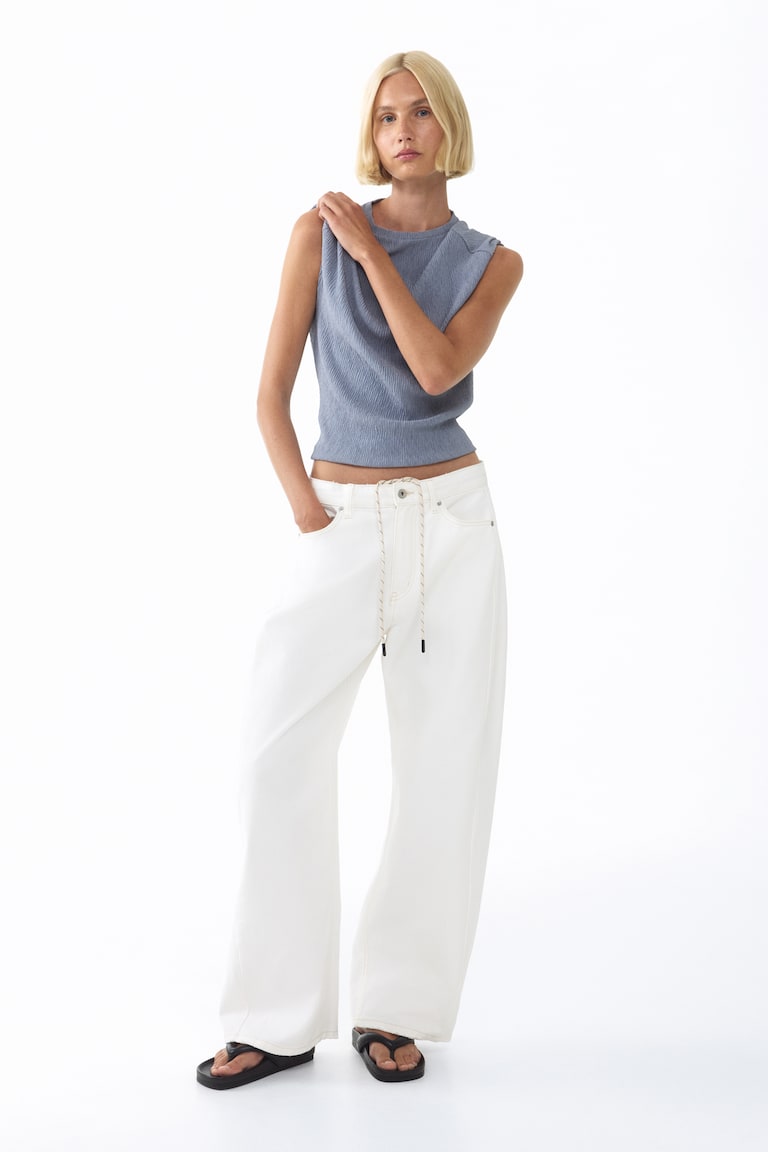 Bluza od naborane tkanine