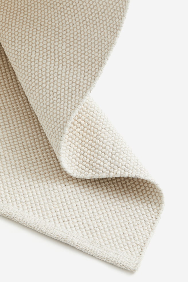 Cotton rug - White - 3