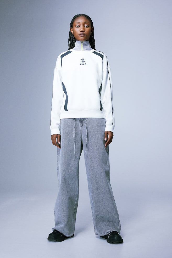 Motif-detail sweatshirt - White/Xtra/White/Club Society/Dark grey/Primrose Hill/Black/NYC Sports/dc - 5