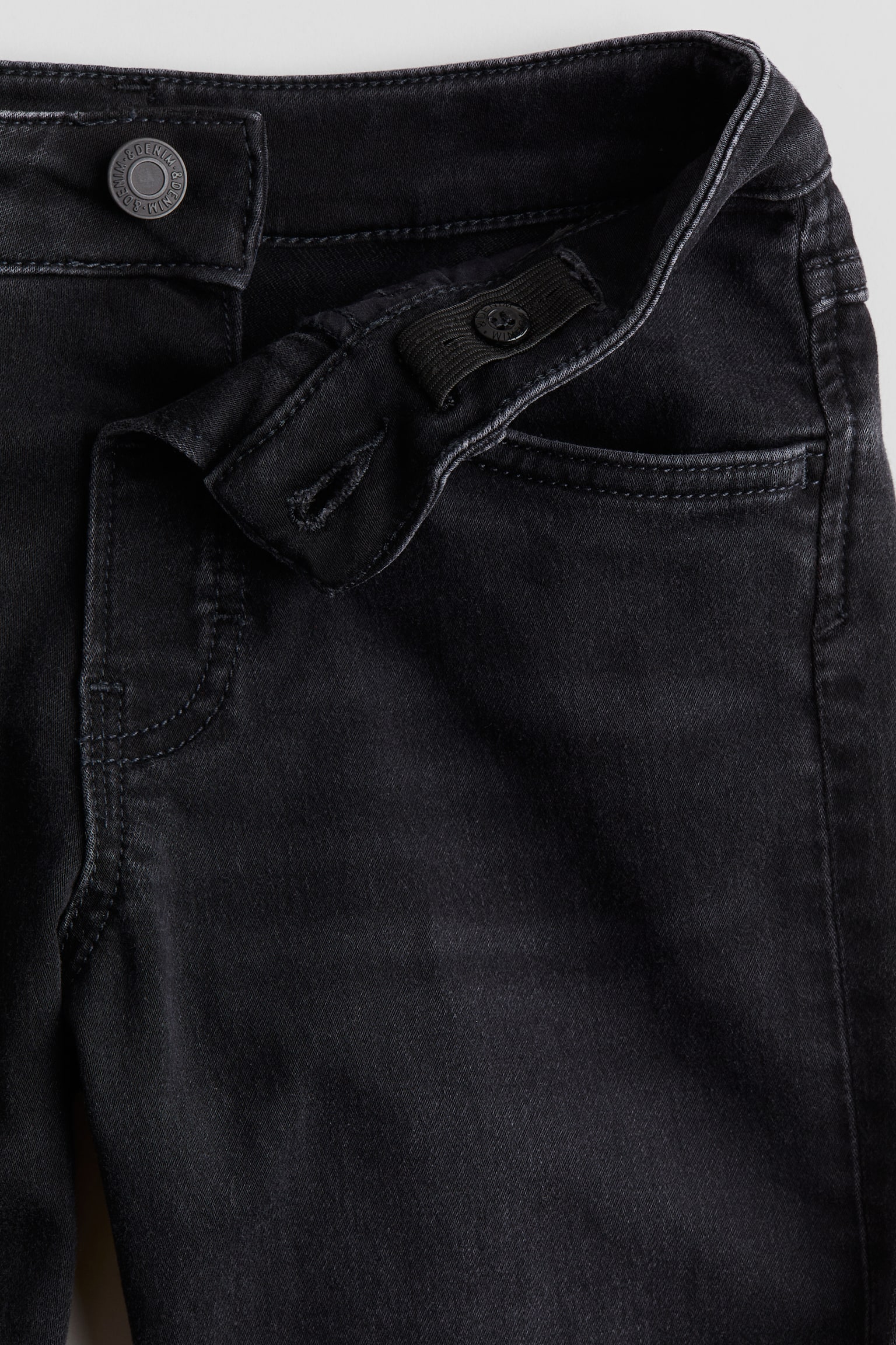 Relaxed Tapered Fit Jeans - Dark grey/Light grey/Dark denim blue - 5