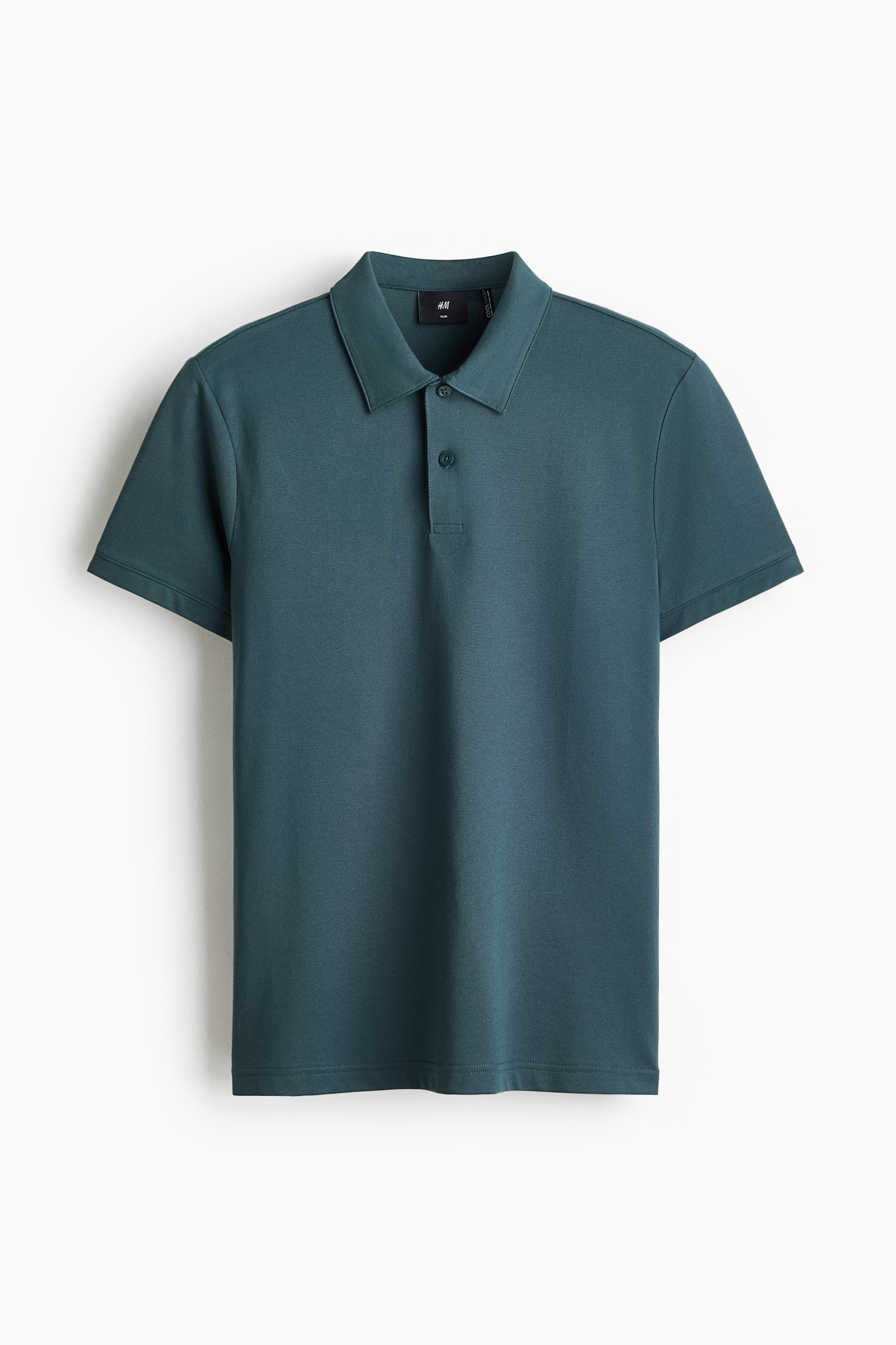 COOLMAX® Slim Fit Polo shirt-Teal - 1