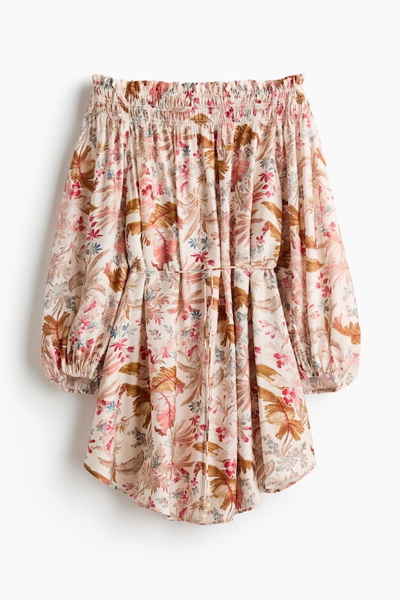 Женские платья H&M Oversized Off-the-Shoulder Dress