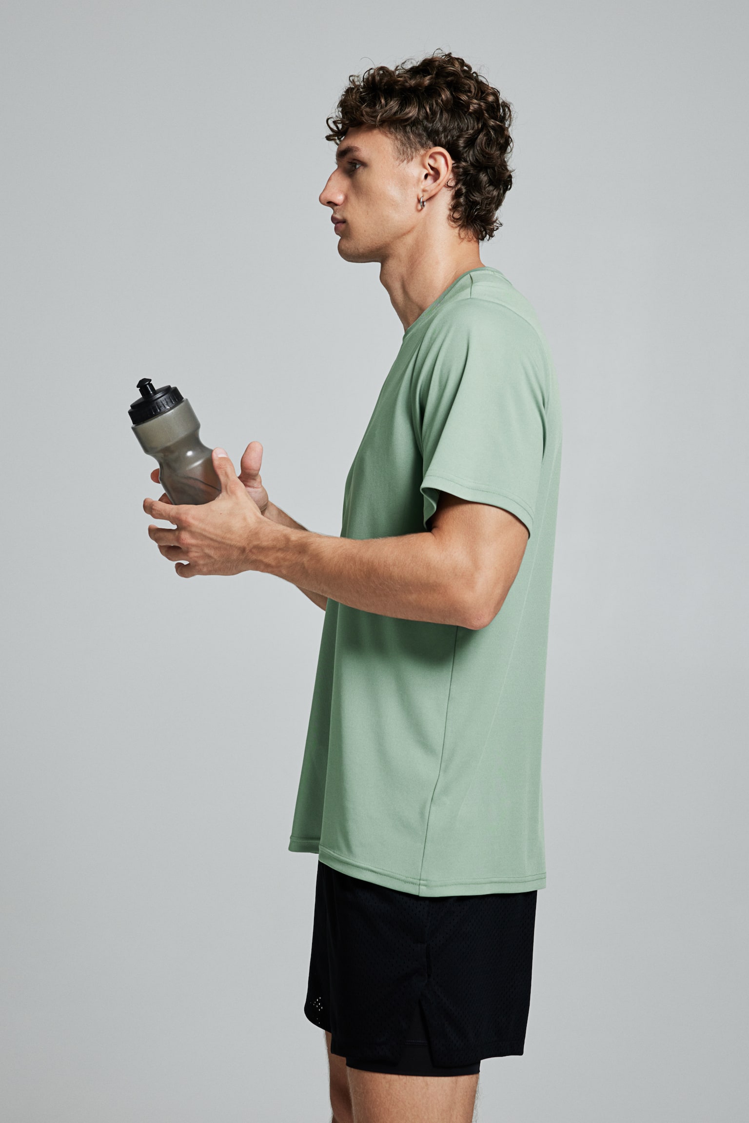 Regular Fit Activewear Top In DryMove™ - Light khaki green/Navy blue/White/Black/Petrol/Black/Dark khaki green/Dark khaki green/Grey/Grey/Red/Dark turquoise - 6