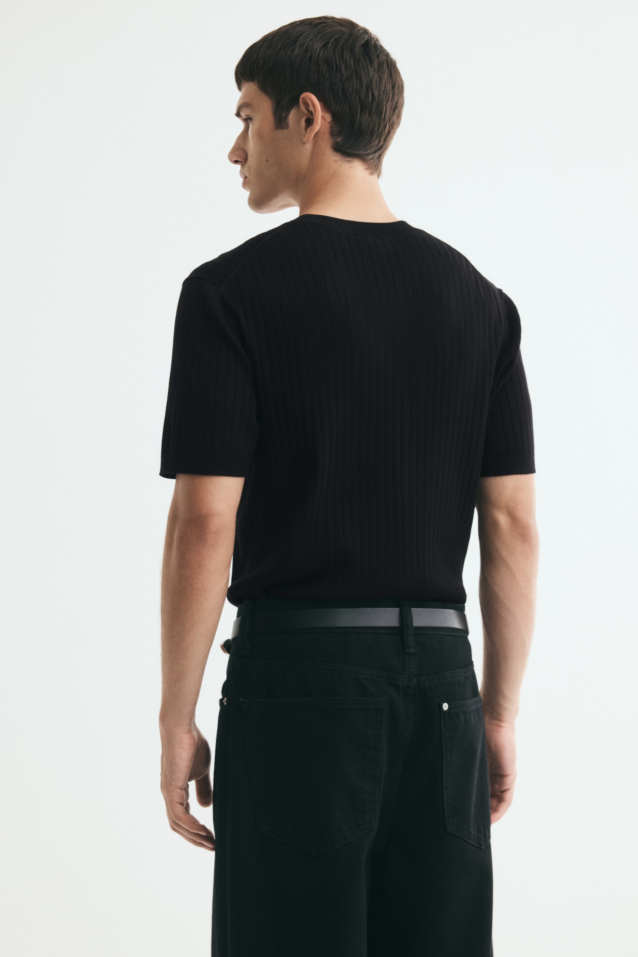 Slim-Fit Knit T-Shirt