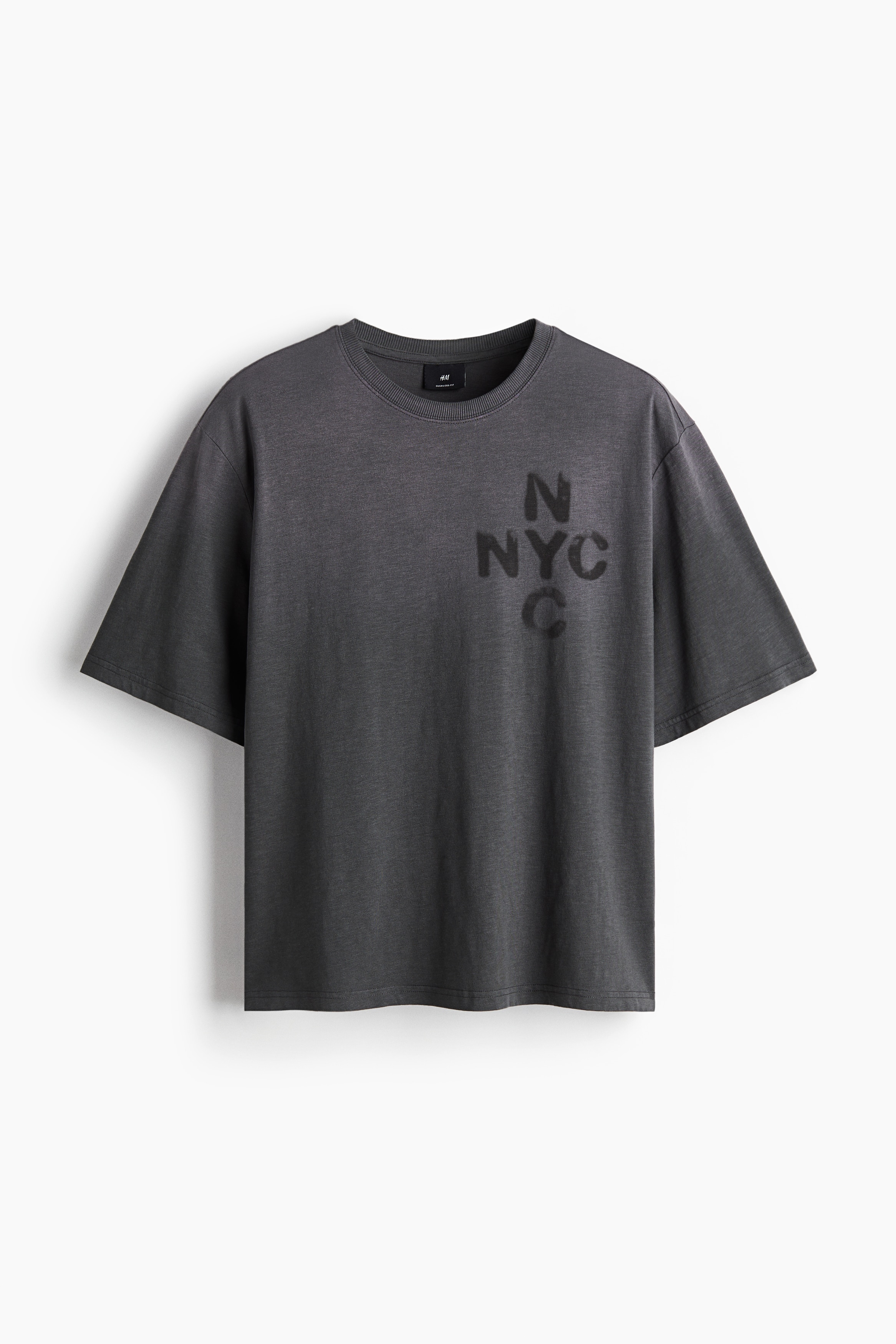 Oversized Fit Tee - Washed grey/NYC/Grey marle/Statue of Liberty/Black/White/Cowboy/Black/New York/Red/Dimes Sq