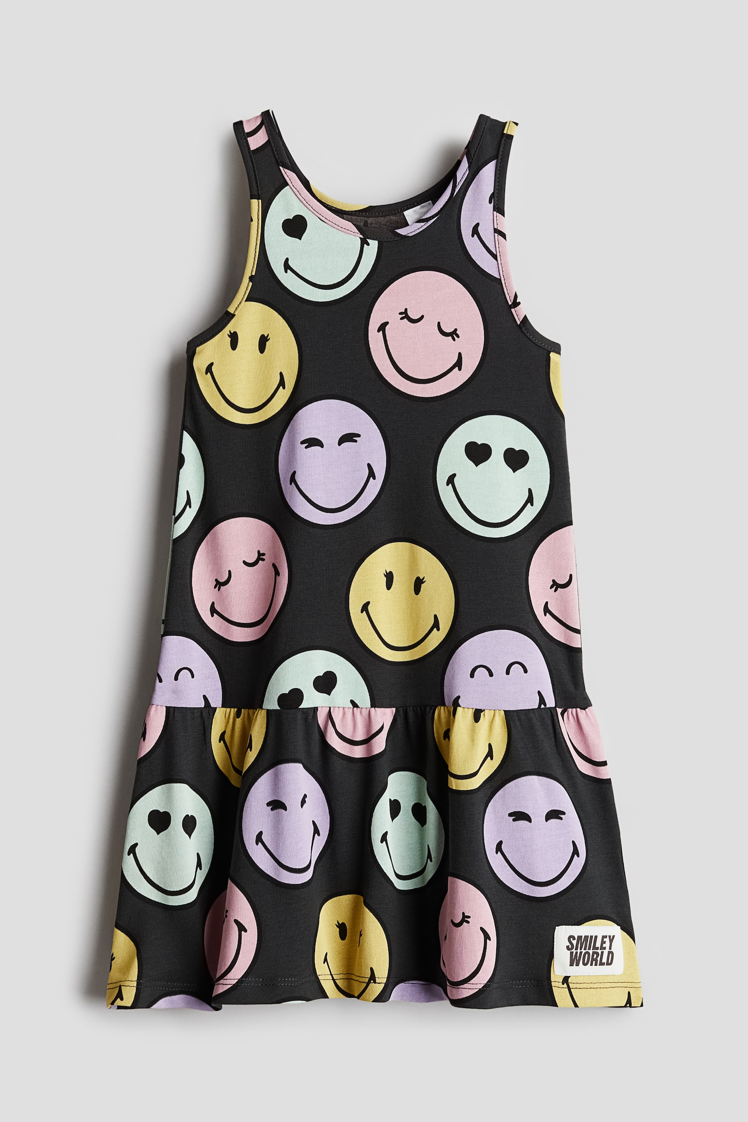 Sleeveless jersey dress - Dark grey/SmileyWorld®/Beige/Minnie Mouse/Dark blue/Wish/Light blue/Frozen - 1