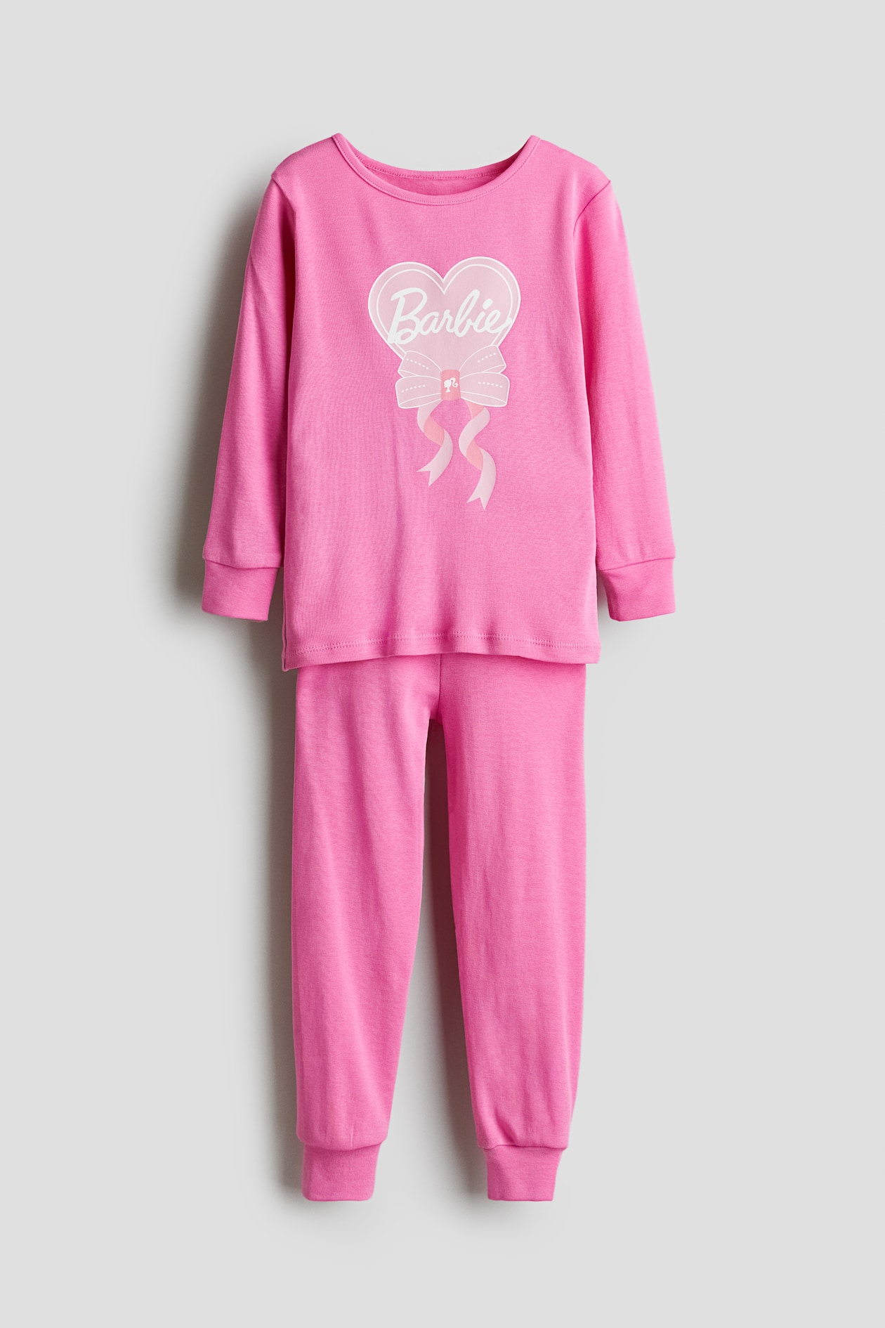 Hot pink/Barbie Snug Fit Cotton Jersey Pajamas for kids H&M CA