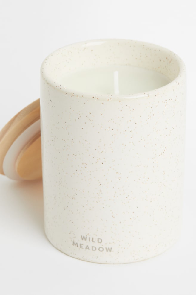 Lidded scented candle - White/Wild Meadow/Black/Salted Sea - 2